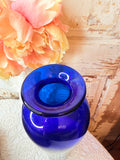 RARE TALL COBALT BLUE BLENKO ART GLASS VASE