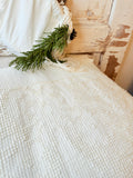 VINTAGE CHENILLE BLANKET 104X101