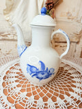 EXTRA RARE 1953 ROYAL COPENHAGEN BLUE FLOWER COFFEE POT