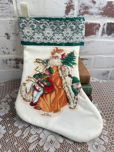 CHRISTMAS VINTAGE CHRISTMAS STOCKING #2