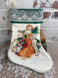 CHRISTMAS VINTAGE CHRISTMAS STOCKING #2