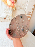 VINTAGE COPPER FRUIT BASKET TRIVET