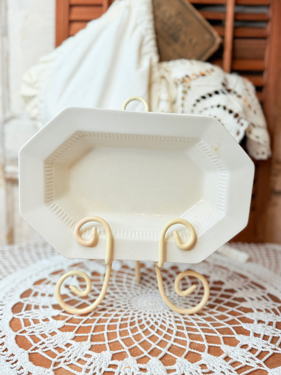 IRONSTONE ORNATE PLATTER