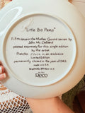 VINTAGE NURSERY RHYME PLATE - “LITTLE BO PEEP”