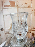 VINTAGE CRYSTAL BOUDOIR LAMP - 2 AVAILABLE