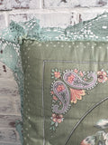 VINTAGE HANDMADE PILLOWS - FLORAL (2 AVAILABLE)