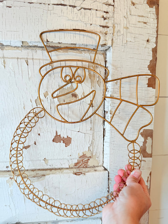 AMAZING FROSTY THE SNOWMAN PHOTO CHRISTMAS CARD HOLDER