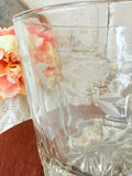 VINTAGE ETCHED GLASS ICE BUCKET