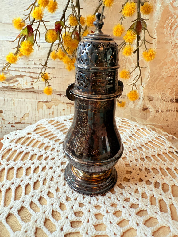 ANTIQUE SILVER SUGAR SHAKER