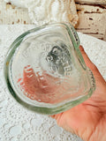 VINTAGE GLASS BEAR JAR