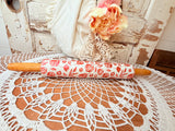 VINTAGE FLORAL ROSE ROLLING PIN