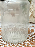 ATLAS RARE ANTIQUE GLASS NUMBERED JAR