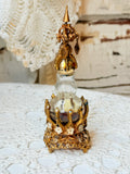 RARE ANTIQUE ORMOLU PERFUME BOTTLE