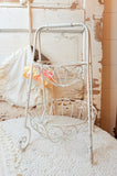 AMAZING VINTAGE SCROLLY TWO TIERED FRUIT BASKET