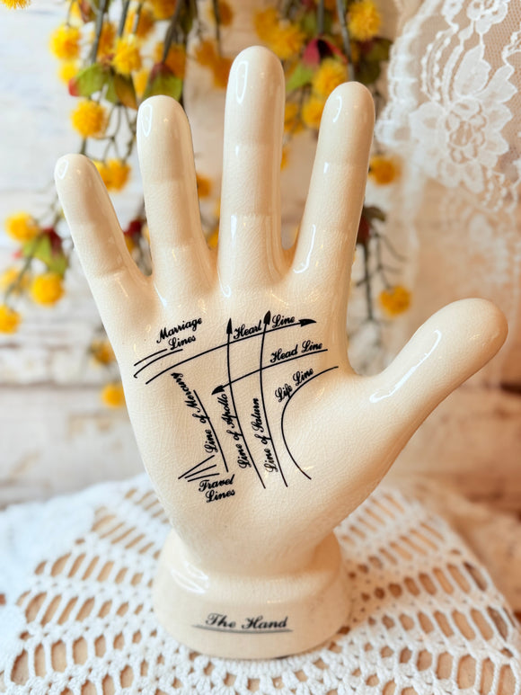 PORCELAIN PALMISTRY HAND