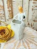 VINTAGE JAPAN PORCELAIN LADY PLANTER