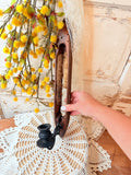 WEAVING LOOM VINTAGE CANDLE SCONCE