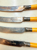 VINTAGE SET OF 4 BAKELITE KNIVES