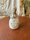 VINTAGE BELL - WHITE AND GOLD
