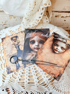 CREEPY DOLLS HALLOWEEN PRINTS WITH PHOTO HOLDERS