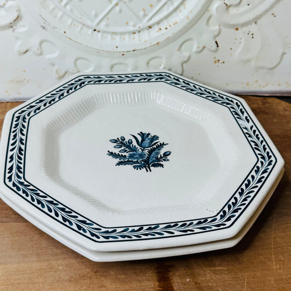 SET OF 2 IRONSTONE INDEPENDENCE PLATES