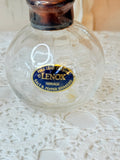 VINTAGE PAIR OF LENOX GLASS SHAKERS