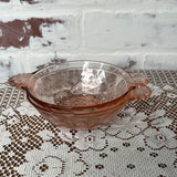 SET OF 2 PINK DEPRESSION DETAILED BERRY DISH - 4 SETS AVAILABLE