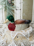 VINTAGE PORCELAIN MALLARD STATUETTE