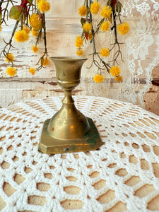 VINTAGE BRASS CANDLESTICK HOLDER