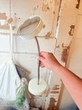 VINTAGE MAGNIFYING MIRROR ON STAND