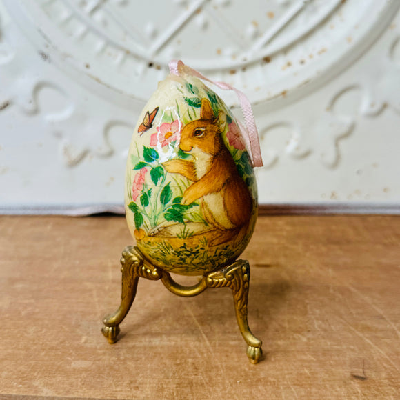 VINTAGE BUNNY EGG DECOR