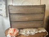 LARGE ANTIQUE WOOD BOX #2