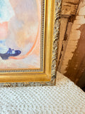 VINTAGE ORNATE FRAMED ART RENOIR “GIRL WITH A HOOP”