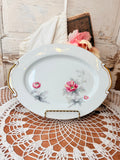 VINTAGE JAPAN LARGE FLORAL PLATTER