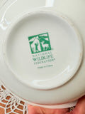 VINTAGE NATIONAL WILDLIFE FEDERATION HUMMINGBIRD BOWL