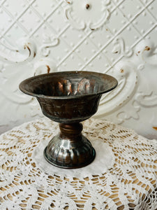 PERFECTLY PATINAD VINTAGE COPPER COMPOTE