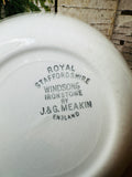 ROYAL STAFFORDSHIRE IRONSTONE MEAKIN ENGLAND YELLOW FLORAL DISH SET