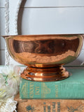 COPPER PEDESTAL BOWL VINTAGE