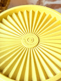 VINTAGE RETRO SUNBURST XL TUPPERWARE CANISTER