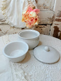 VINTAGE LIDDED HOT AND COLD CROCK