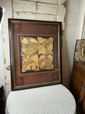 XL WORLD MAP FRAMED PICTURE