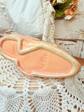 VINTAGE SHAWNEE POTTERY DOG ON SHOE PLANTER