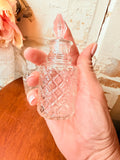 SET OF 2 VINTAGE GLASS CRUETS