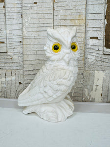 VINTAGE OWL ORNATE STATUETTE