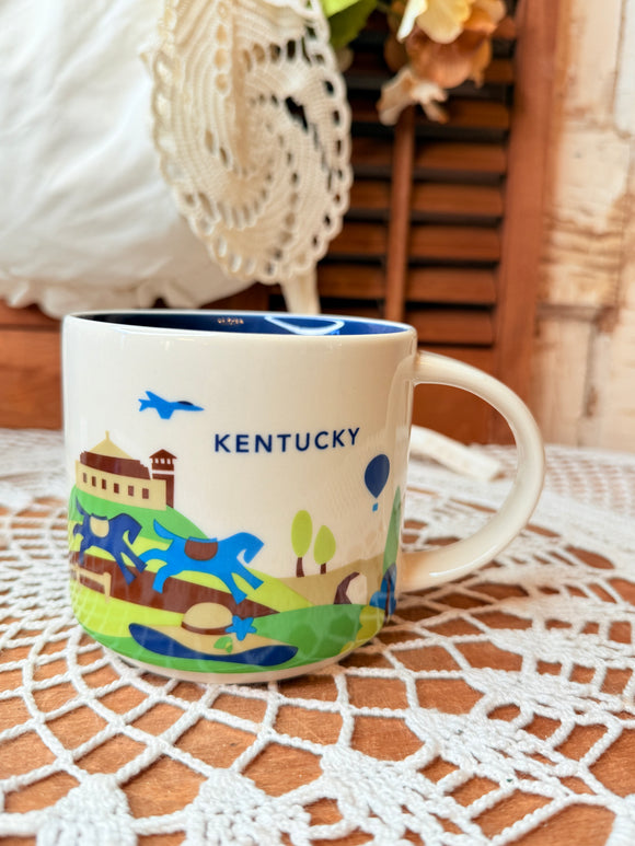 COLLECTABLE STARBUCKS MUG YOU ARE HERE - KENTUCKY
