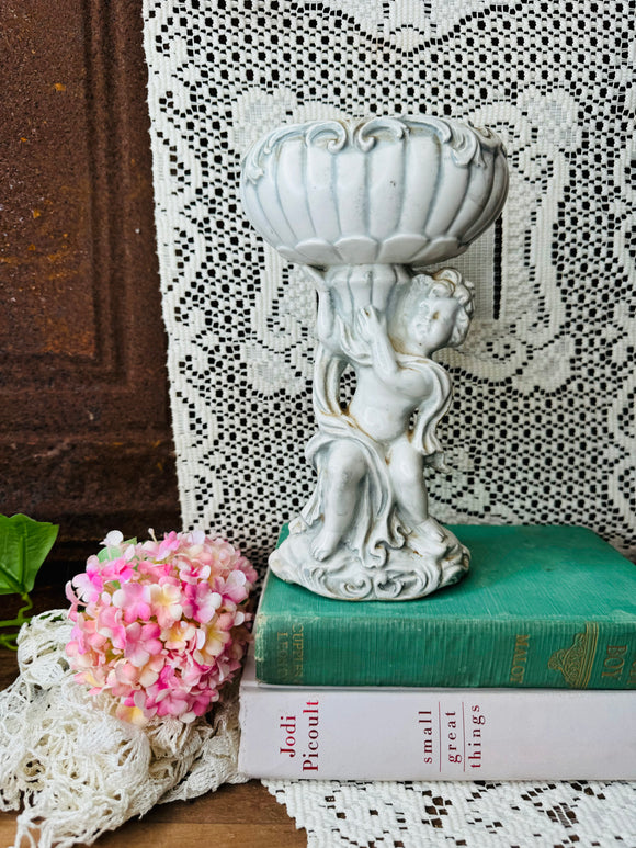 ORNATE VINTAGE CHERUB COMPOTE