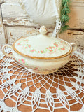 VINTAGE POPE GOSSER COVERED VEGETABLE DISH
