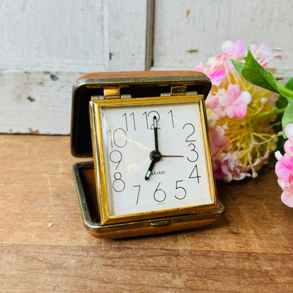 VINTAGE MID CENTURY FOLDABLE CLOCK - JAPAN