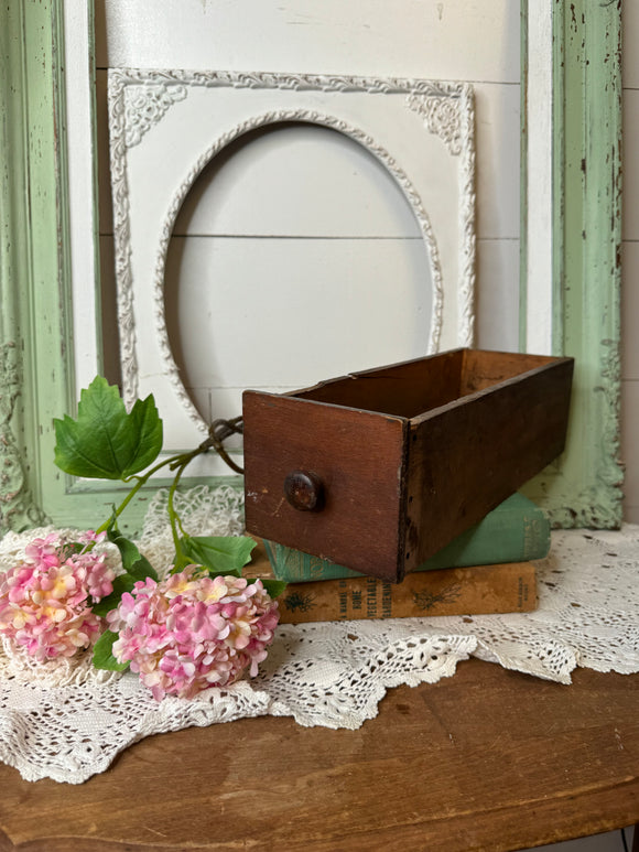 ANTIQUE WOOD DRAWER #1