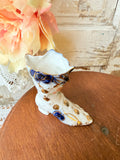 VINTAGE VICTORIAN GORGEOUS BOOT PLANTER DECOR - 2 AVAILABLE